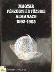 Magyar pénzügyi és tőzsdei almanach 1992-1993