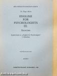 English for psychologists III.