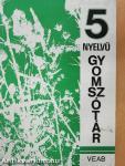 5 nyelvű gyomszótár