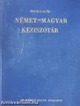 Német-magyar kéziszótár