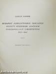 Budapest székesfőváros területén végzett középkori ásatások összefoglaló ismertetése