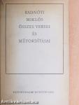 Radnóti Miklós összes versei és műfordításai