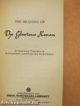 The Meaning of the Glorious Koran