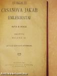 Seingalti Casanova Jakab emlékiratai 