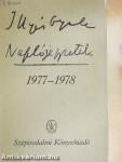 Naplójegyzetek 1977-1978
