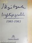 Naplójegyzetek 1981-1983