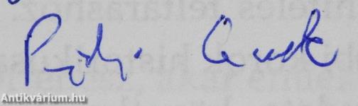 Emlékirat és történelem (többszörösen dedikált példány)