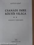 Csanádi Imre költői világa II.