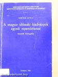 A magyar időszaki kiadványok egyedi repertóriumai
