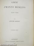 Gróf Zrinyi Miklós III-IV. (töredék)
