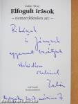 Elfogult írások (dedikált példány)