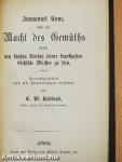 Von der Macht des Gemüths, durch den bloßen Vorsatz seiner krankhaften Gefühle Meister zu sein (gótbetűs)