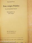 Zum ewigen Frieden