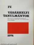 Vásárhelyi tanulmányok IV. 1944-1974 (dedikált példány)