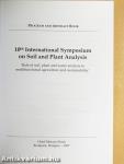 10th International Symposium on Soil and Plant Analysis