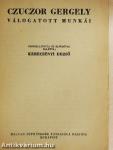 Czuczor Gergely válogatott munkái