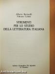Strumenti per lo studio della letteratura italiana