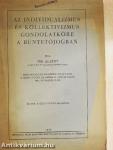 Az individualizmus és kollektivizmus gondolatköre a büntetőjogban