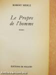Le propre de l'homme
