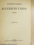 Kluger és társa I-II.