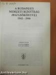 A Budapesti Nemzeti Bizottság jegyzőkönyvei
