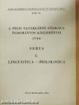 A Pécsi Tanárképző Főiskola tudományos közleményei 1966/3.