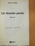 Un dossier perdu
