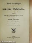 Über die Epochen der neueren Geschichte (gótbetűs)