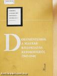Dokumentumok a magyar közoktatás reformjáról