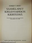 Saamelaiset Kielenvaihdon Kierteessä