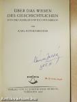 Über das Wesen des Geschichtlichen und die Gesellschaftlichen Gebilde