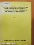 Dálnoki Miklós Béla kormányának (Ideiglenes Nemzeti Kormány) minisztertanácsi jegyzőkönyvei A-B. kötet