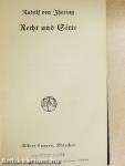 Recht und Sitte (gótbetűs)