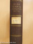 Deák Ferenc válogatott munkái I-II.