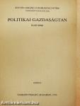 Politikai gazdaságtan I. 