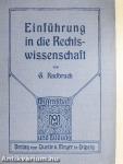 Einführung in die Rechtswissenschaft (gótbetűs)