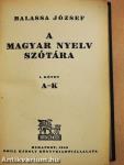 A magyar nyelv szótára I-II.