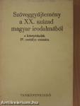 Szöveggyűjtemény a XX. század magyar irodalmából