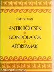 Antik bölcsek, gondolatok, aforizmák