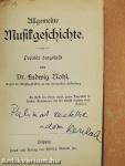 Allgemeine Musikgeschichte (gótbetűs)