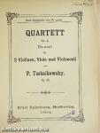 Quartett No. 3. Es-moll