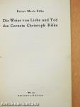Die Weise von Liebe und Tod des Cornets Christoph Rilke