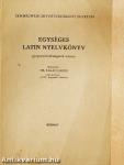 Egységes latin nyelvkönyv