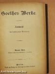 Goethes Werke 9-12. (gótbetűs)