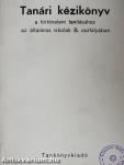 Tanári kézikönyv a történelem tanításához az általános iskolák 8. osztályában