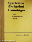 Egyetemes történelmi kronológia I-II.