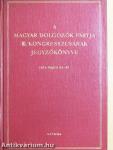 A Magyar Dolgozók Pártja III. kongresszusának jegyzőkönyve