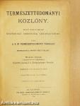 Természettudományi Közlöny 1904. január-december/Pótfüzetek a Természettudományi Közlönyhöz 1904. január-december