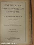 Természettudományi Közlöny 1903. január-december/Pótfüzetek a Természettudományi Közlönyhöz 1903. január-december