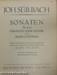 Sonaten Nr. 4-6. Für Flöte oder Violine und Basso Sontinuo